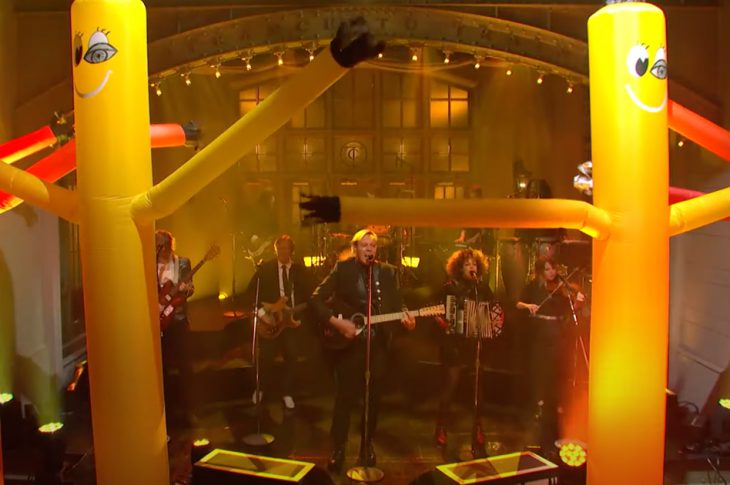 arcade fire performing on SNL